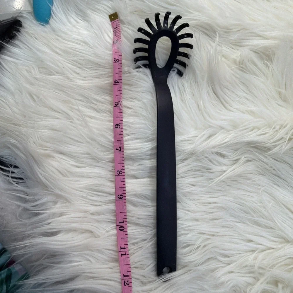 Ikea 365+ Black Nylon Pasta Spaghetti Noodle Server Fork 11